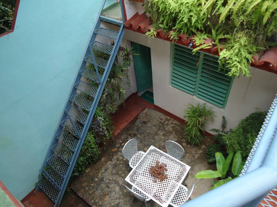 Vista desde la terraza.