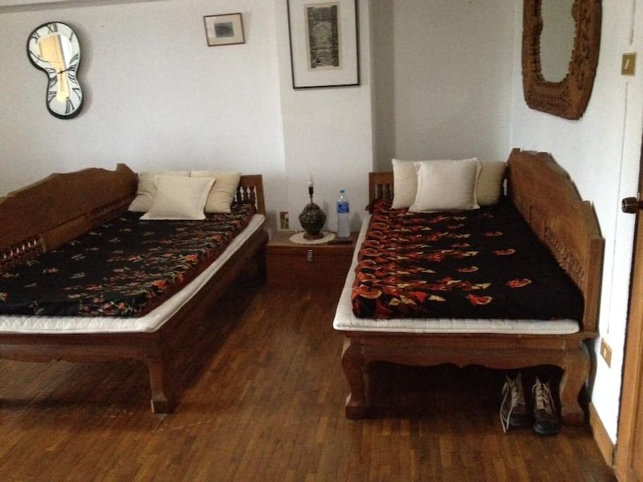 sofa bed in living room