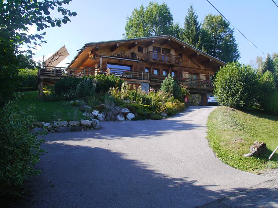 Chalet en été