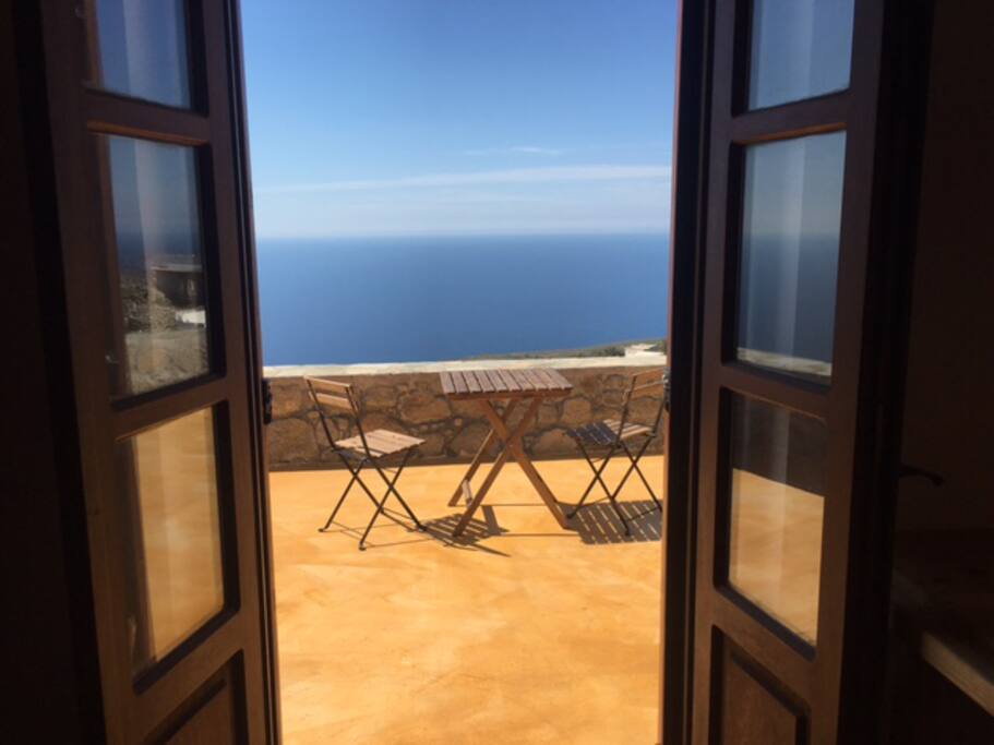 Private balcony from bedroom
