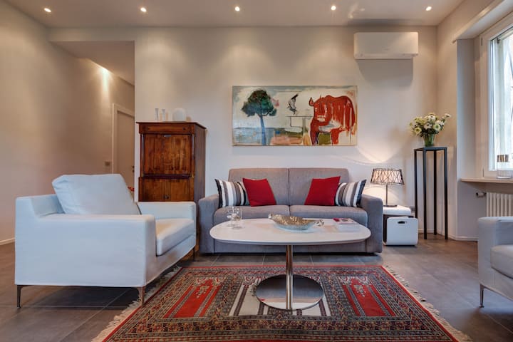 带沙发床的客厅