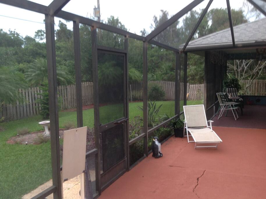 Back patio