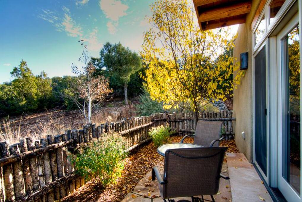Back patio - Perfect for morning coffee's or late night cocktails.