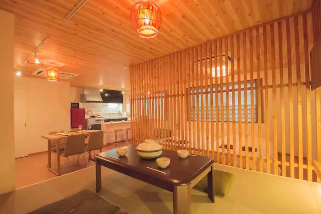 Stylish Japanese tatami area