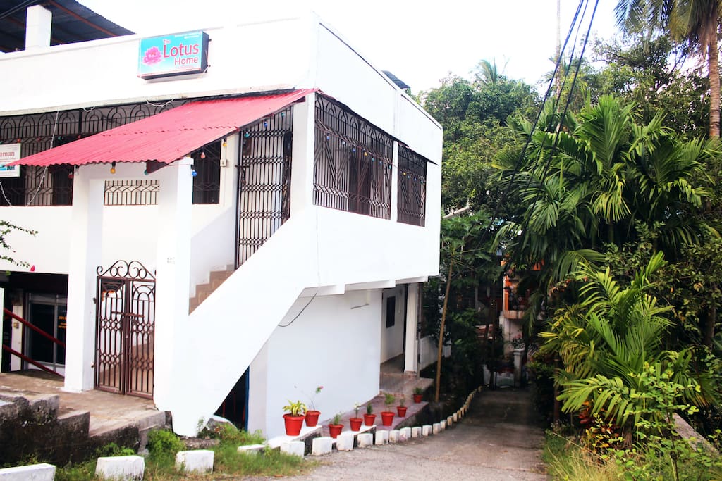 The Front View Of The Lotus Home