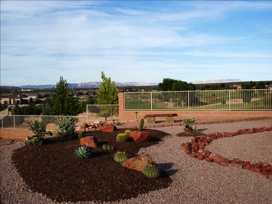 Backyard view