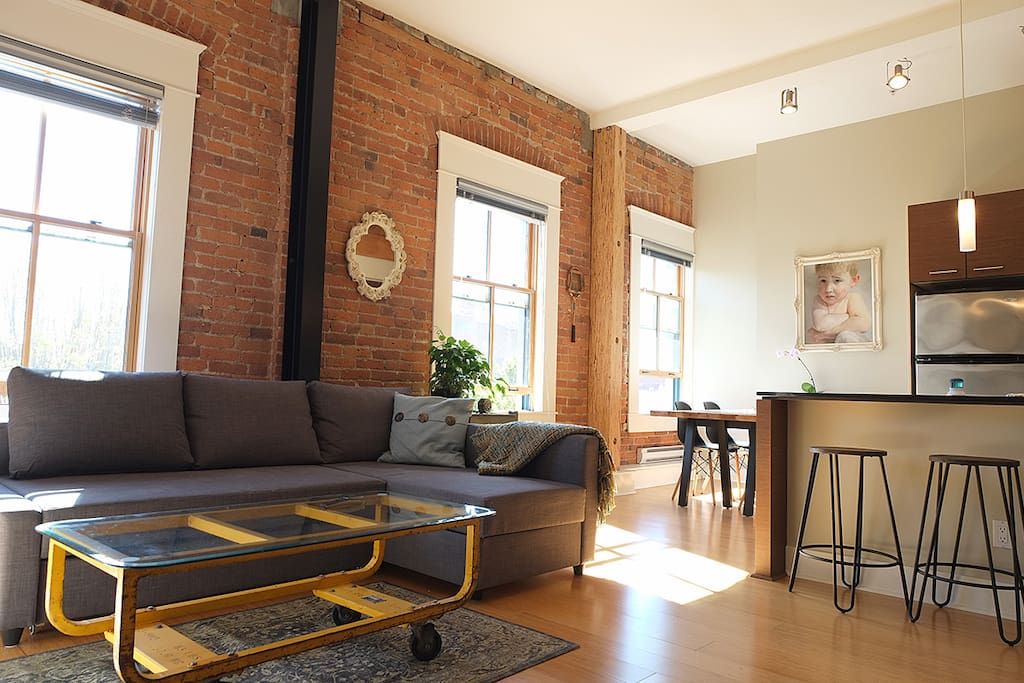 Open concept main living space