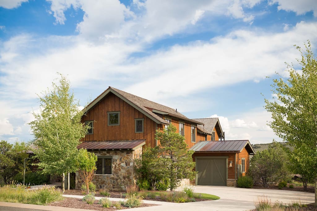 side-entry 2-car garage with heated private driveway