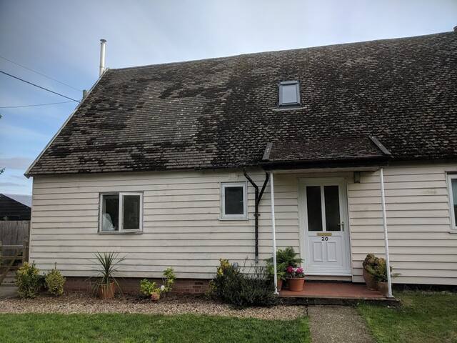 En-suite guestroom on sustainable smallholding