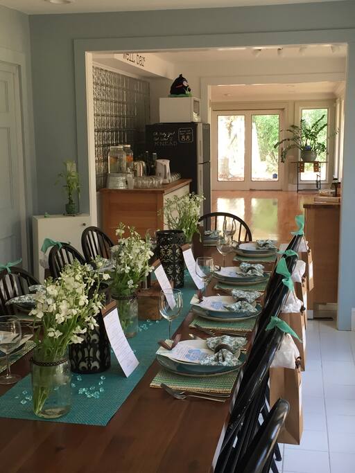 Elegant: Spruced up for a fancy luncheon