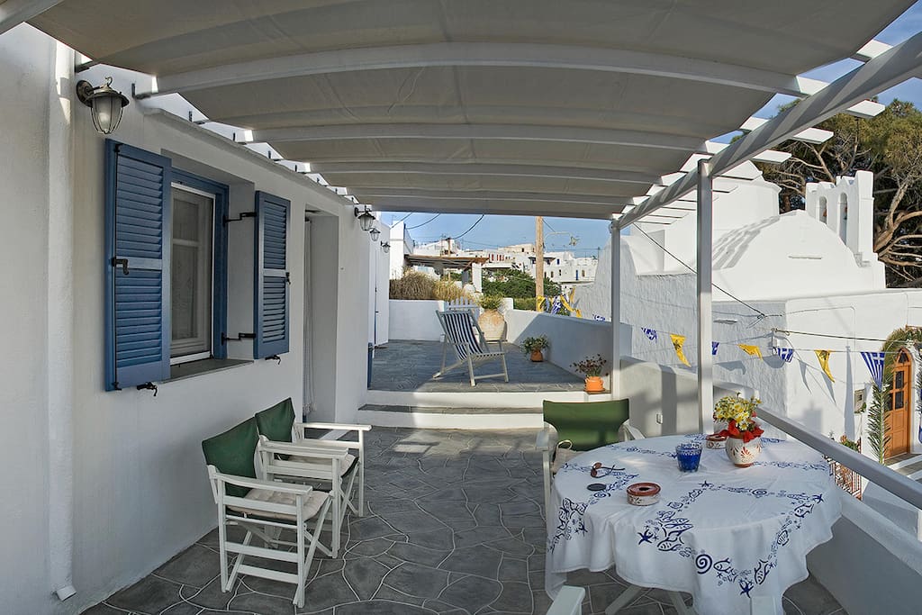 The entrance from the veranda