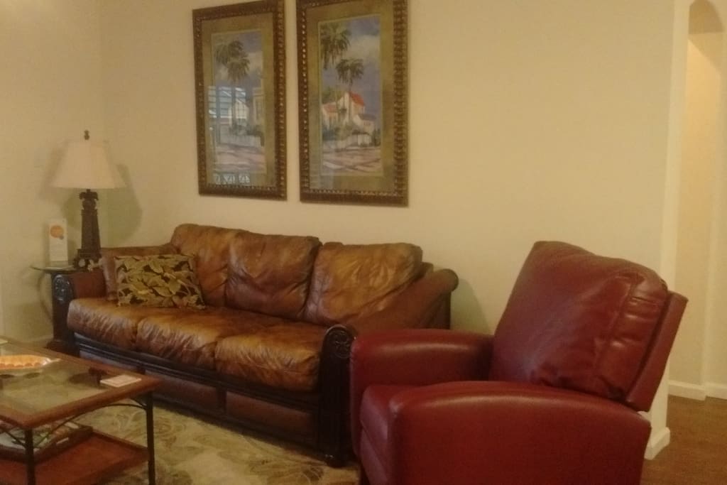 Relax in coastal comfort after a long day at the beach, golfing, or fishing.