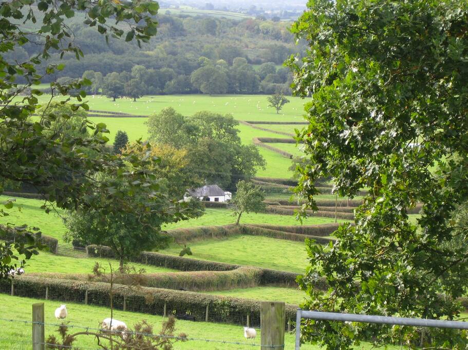 View on one of the many walks from the Lodge