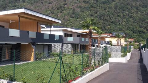 Modern garden apartment between Ascona and Locarno