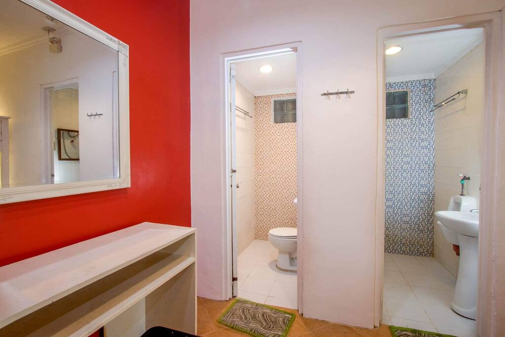 Toilet and bath