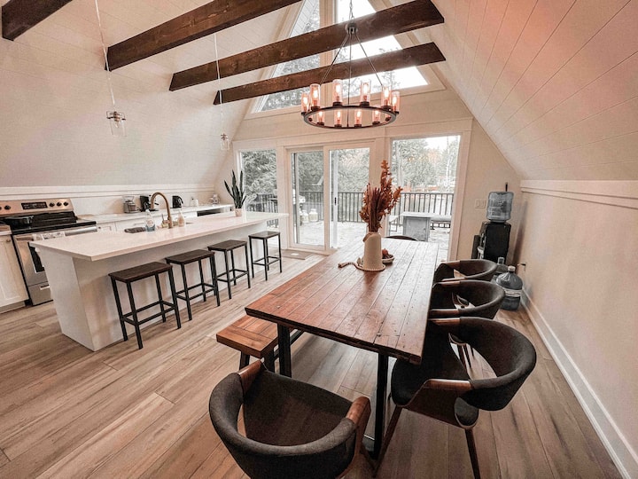 Bright AFrame Cottage on the Lake Cottages for Rent in Minden Hills