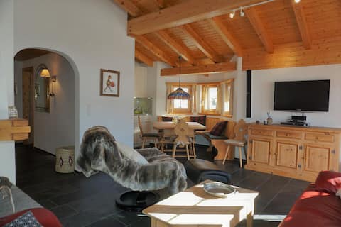 Top Airbnb: Cozy and central apartment (taxes + laundry included) in Surses