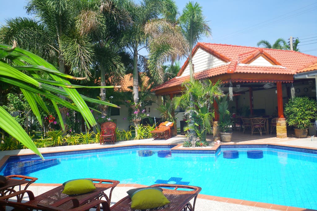 View from villa lounge