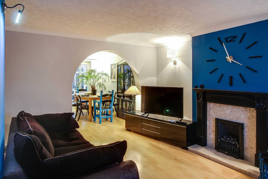 lounge area seating for several guests