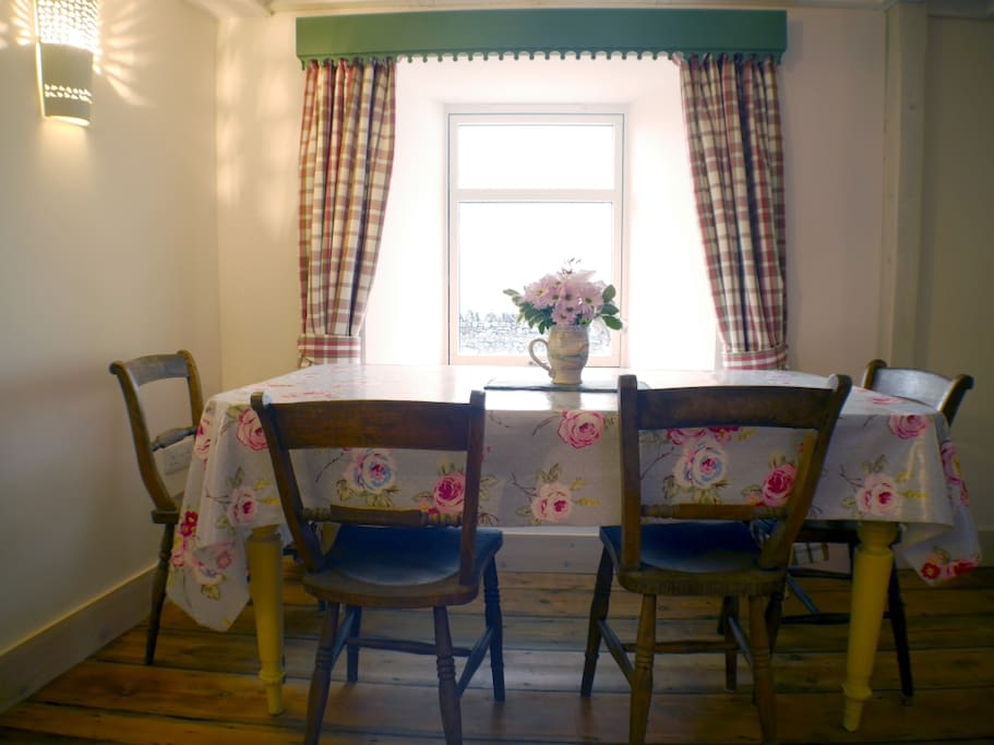 Dining room with one of the best views in Scotland