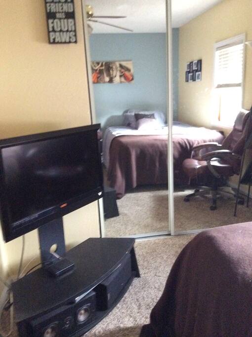 Direct tv in guest bedroom