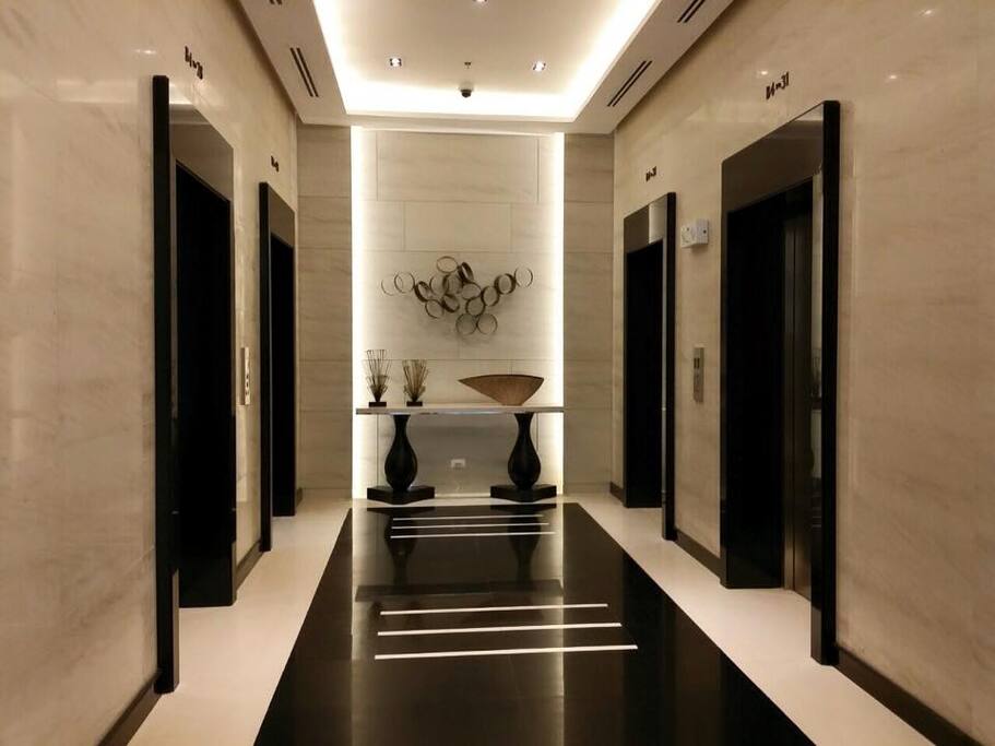 To elevators