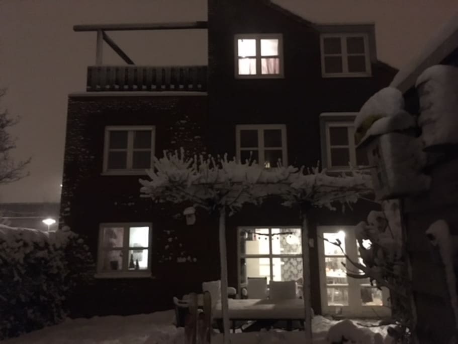 Our house wintertime
