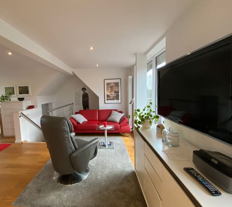Top performing Airbnb: Duplex apartment on Werder Island - Bremen city center in Neustadt