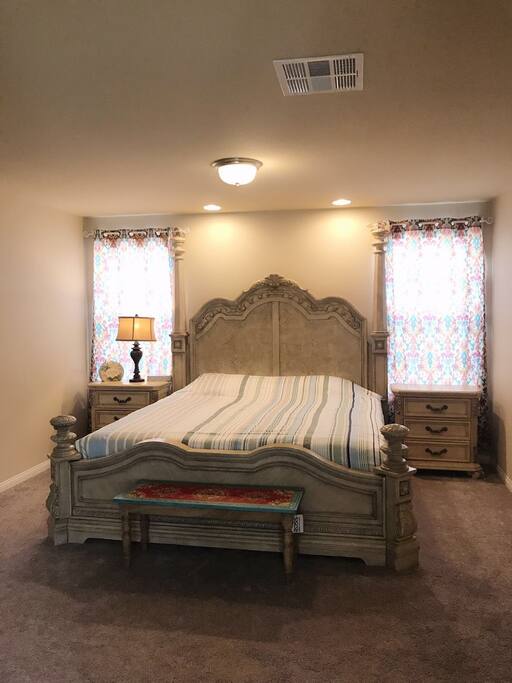 the guest room,with king size comfortable bed