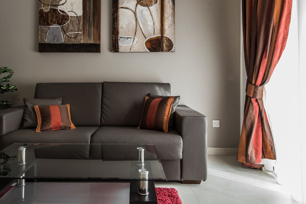 Living Area with Sofa Bed