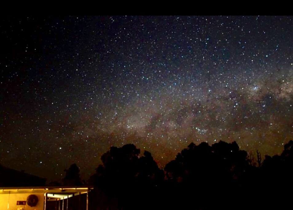 The beautiful night sky; as captured by a past guest.