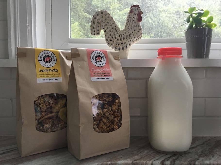 Why not start the day with some locally made granola?
