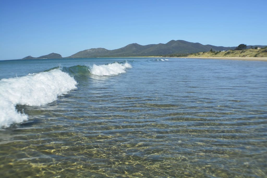 From the water