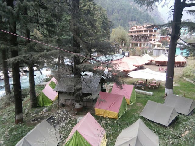 Ecobeds Riverside Tents kasol