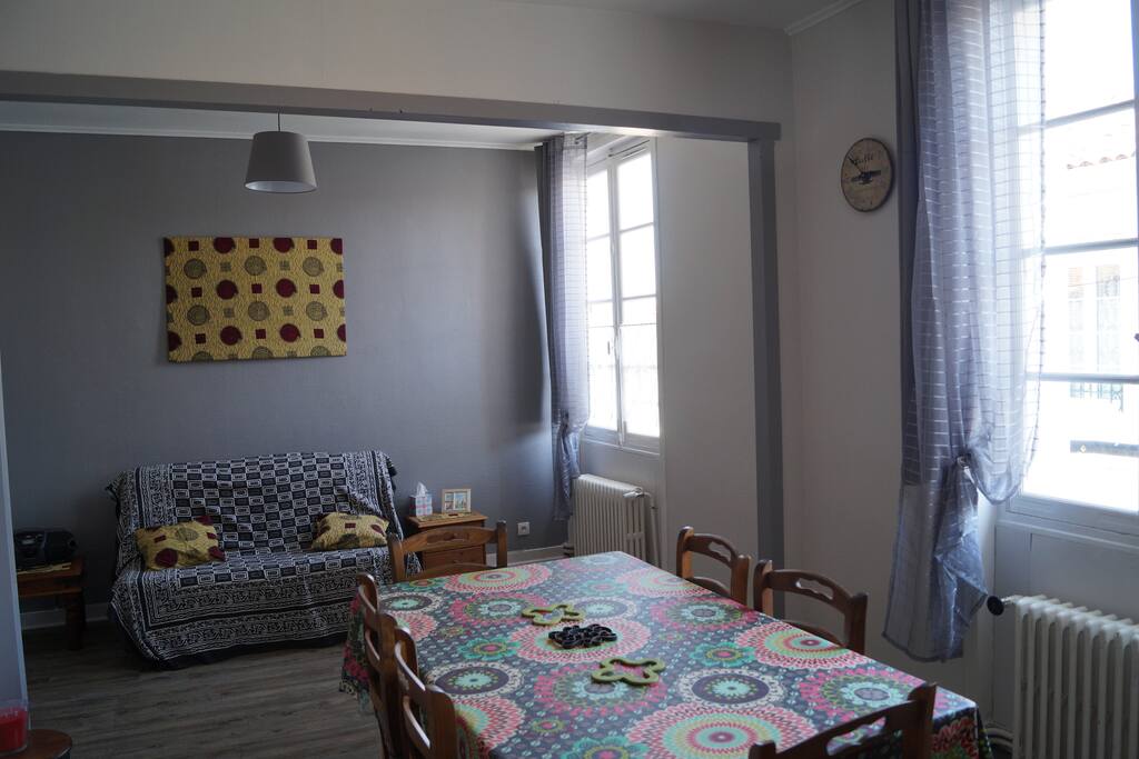Un appartement lumineux, très cosy.