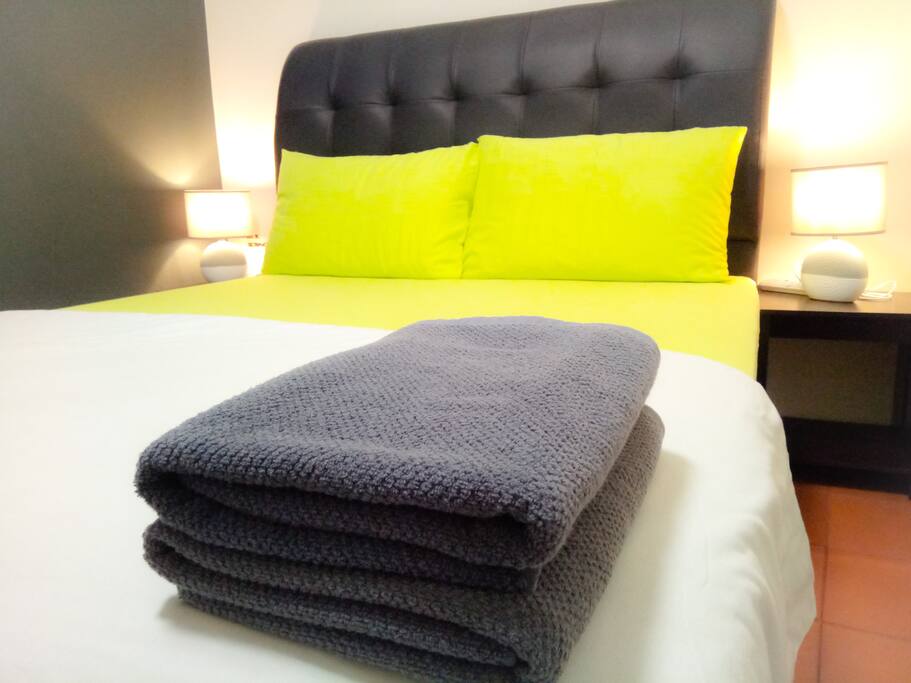 Clean towels provided.