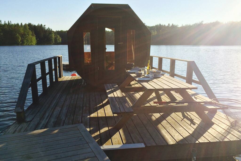 The sauna (photo by lovely guest Laura)