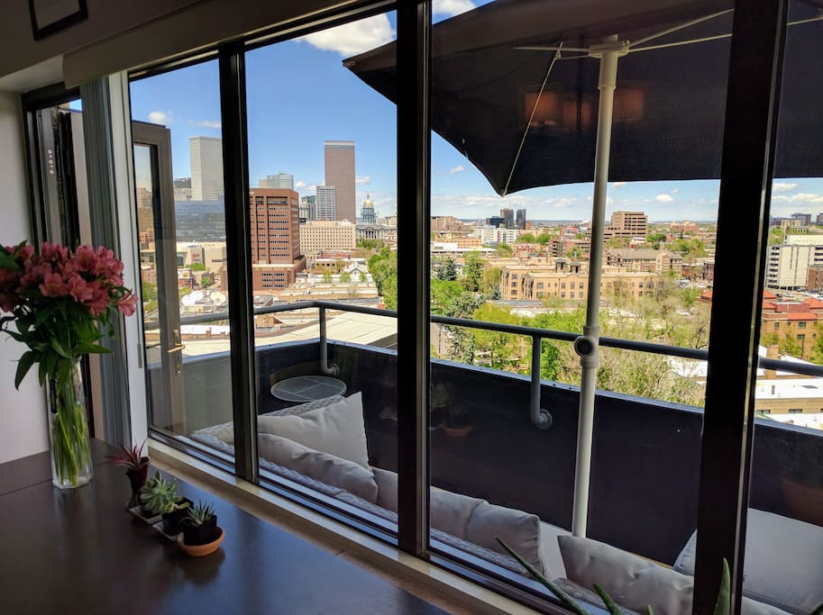 Lovely views from the apartment
