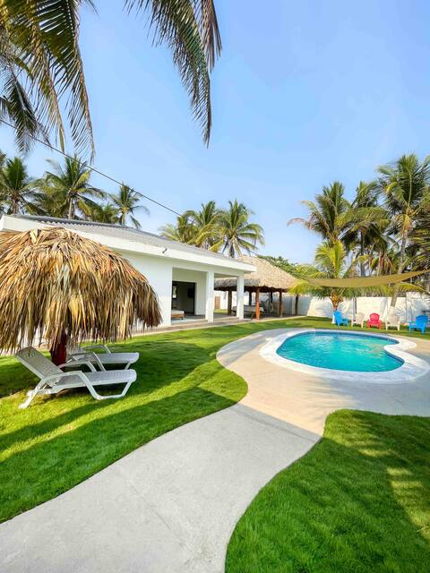 AZUL Beach Front Family Vacation Home