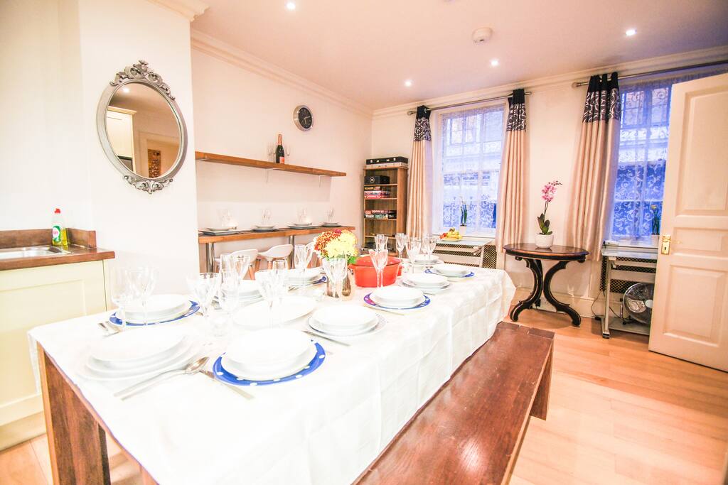 Fully equipped kitchen - whole groundfloor - dinner for 24 person (second table not on picture!)