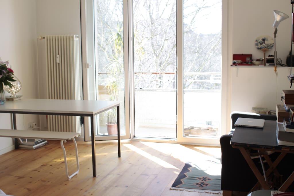 room and balcony