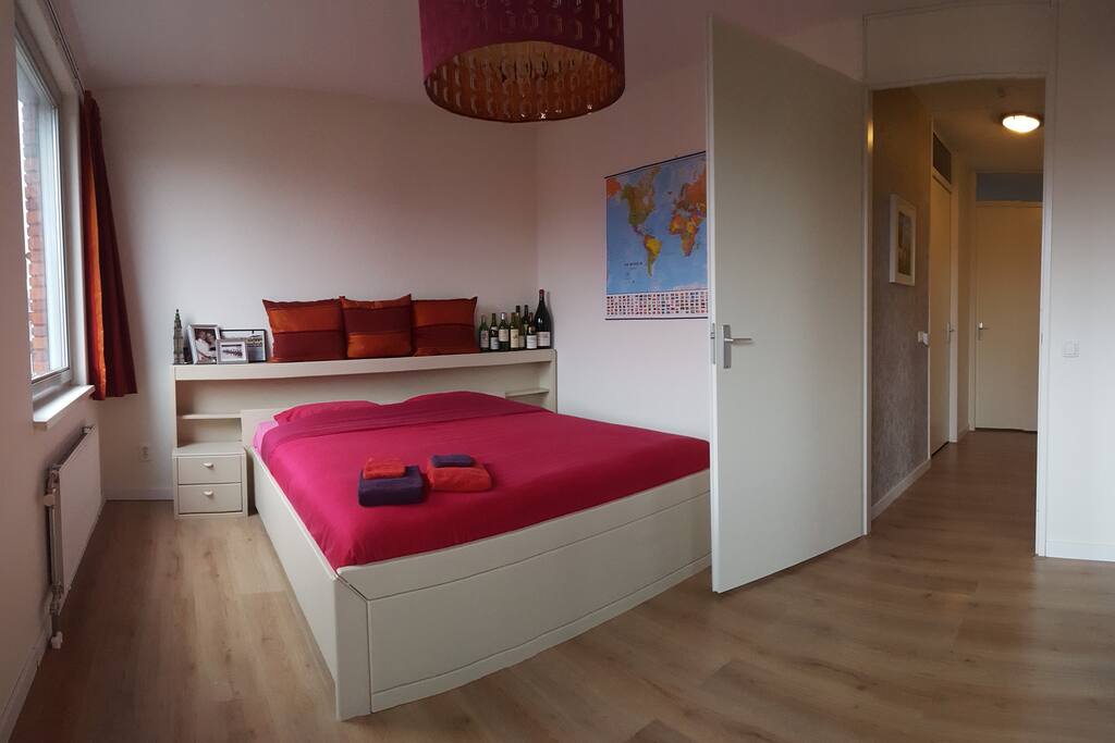 Private bedroom and hallway to private bathroom