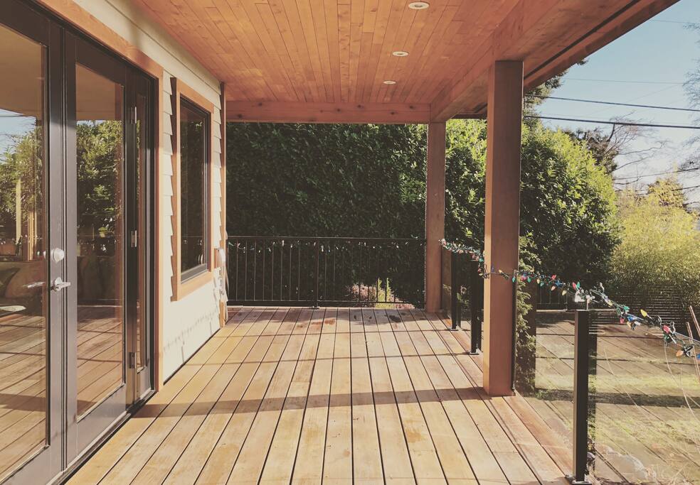 Front deck