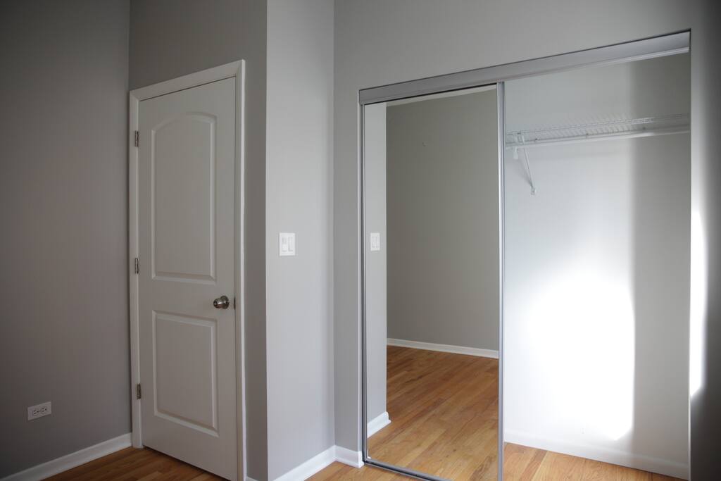 Recently remodeled bedroom