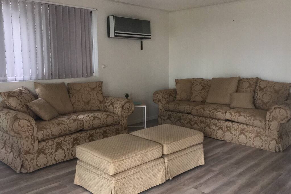 Comfortable lounge room, cooling breeze from the ocean