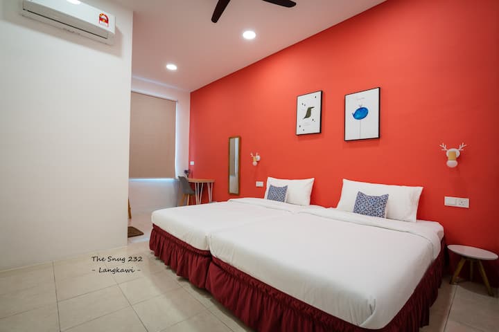 Bedroom 5 with attached bathroom (2 single bed combined)
