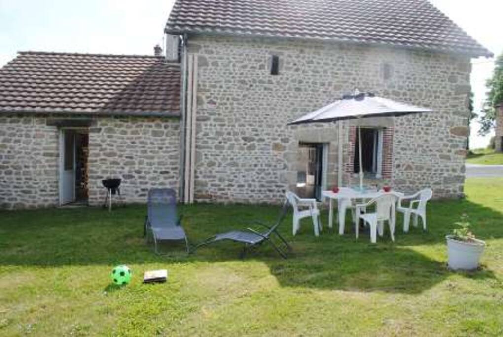 Vue arrière maison