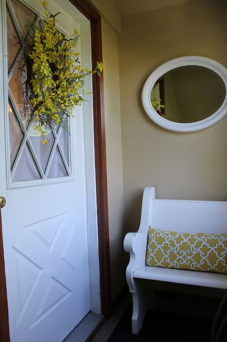 Second floor apartment entry