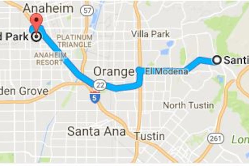 Only 17 mins away from Disneyland, Angels stadium, Honda Center, Anaheim Convention Center.