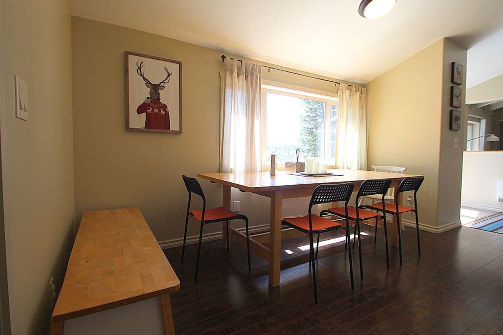 Kitchen eating area